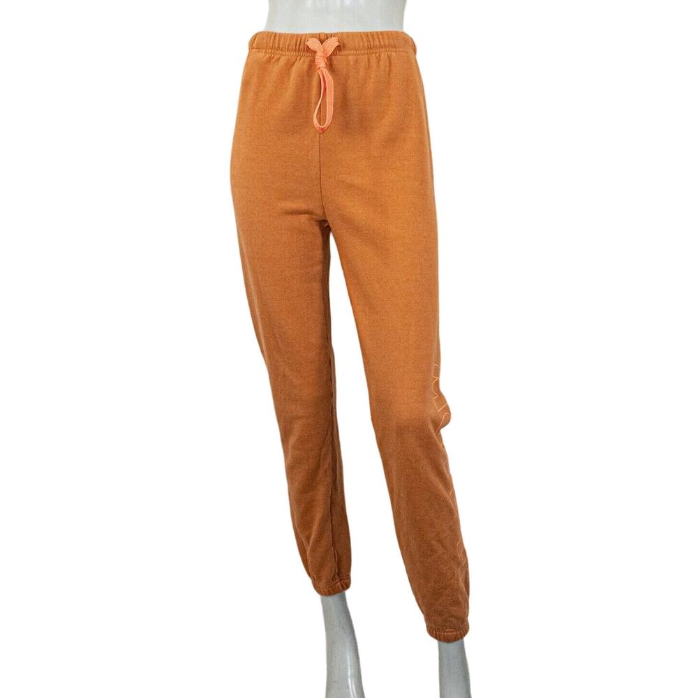 MOTHER denim MOVE IT The Bender Ankle Sweatpants in Orange Size Small